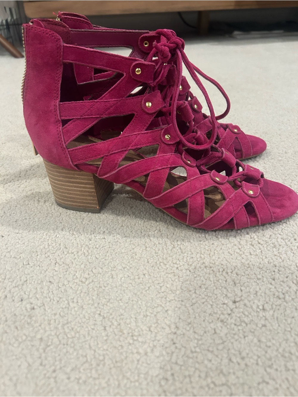 Aerosoles strappy sandals pink